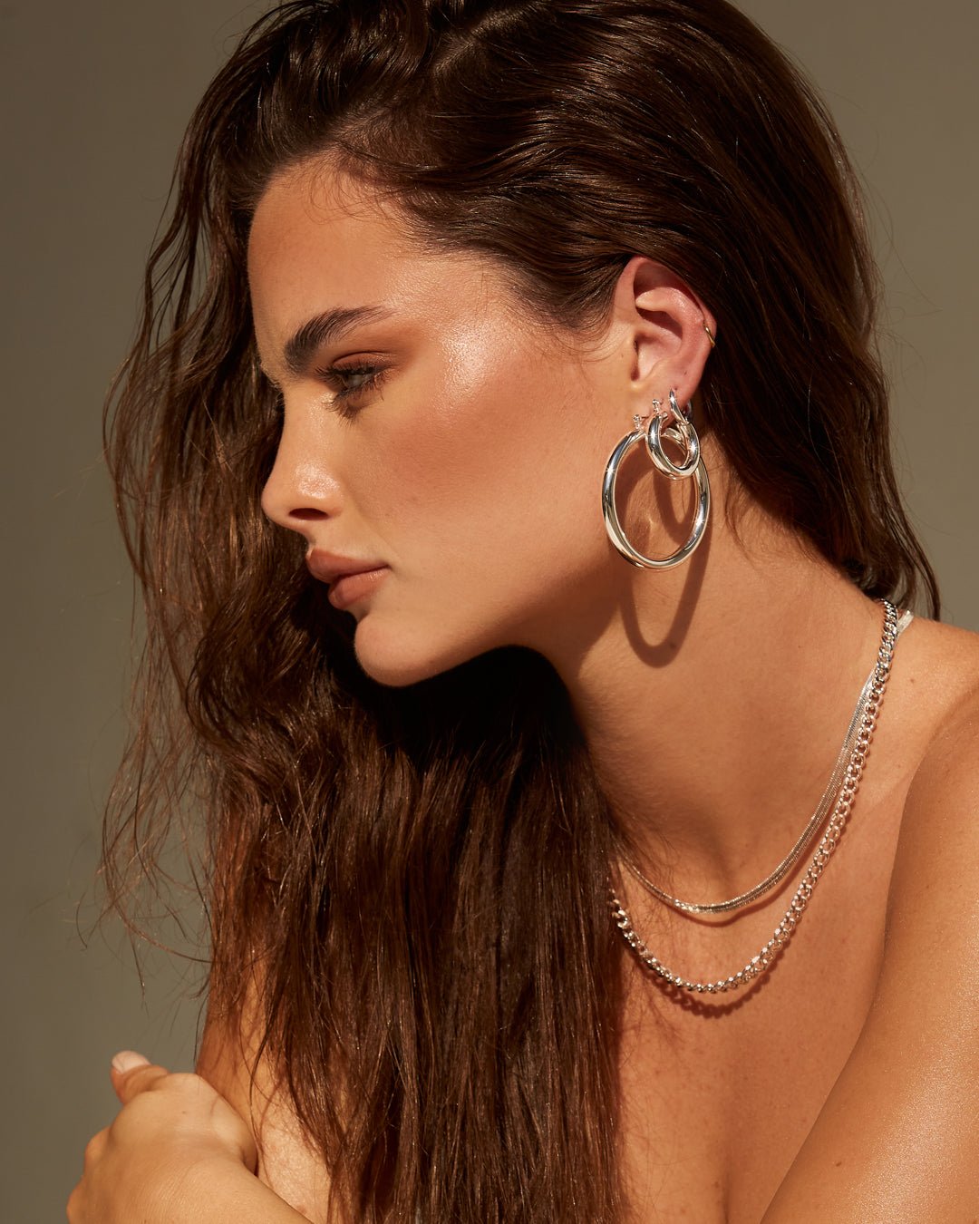 The Classique Herringbone Chain- Silver - Image 2