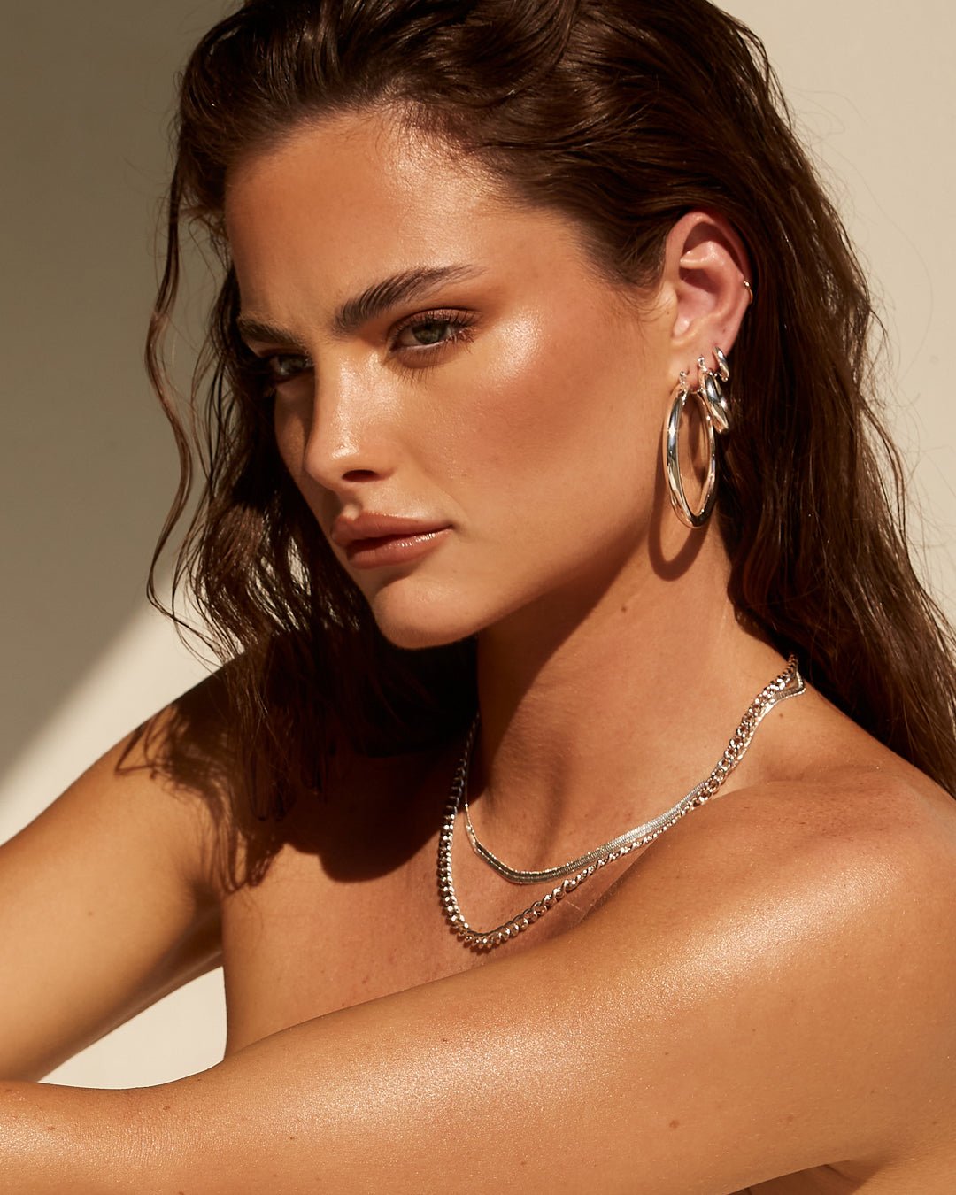 The Classique Herringbone Chain- Silver - Image 4