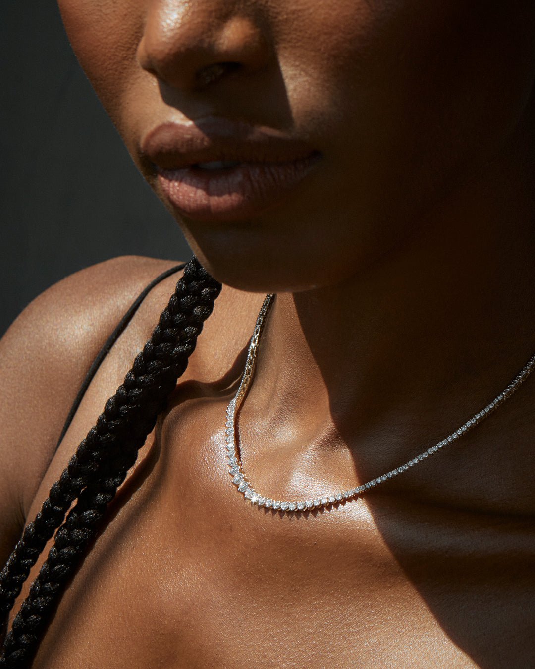 The Graduated Tennis Necklace - Image 6