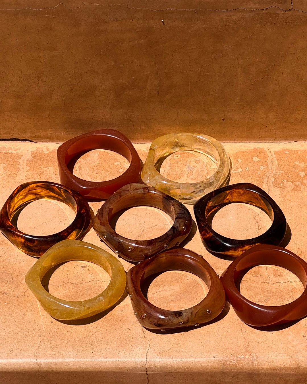 The Formentera Bangle Set- Tortoise - Image 4
