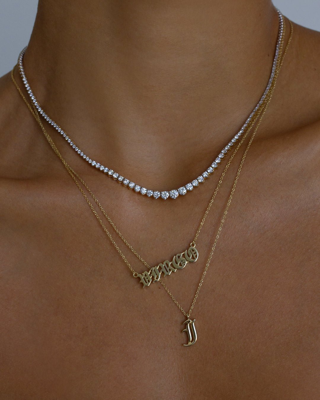 The Graduated Tennis Necklace - Image 10
