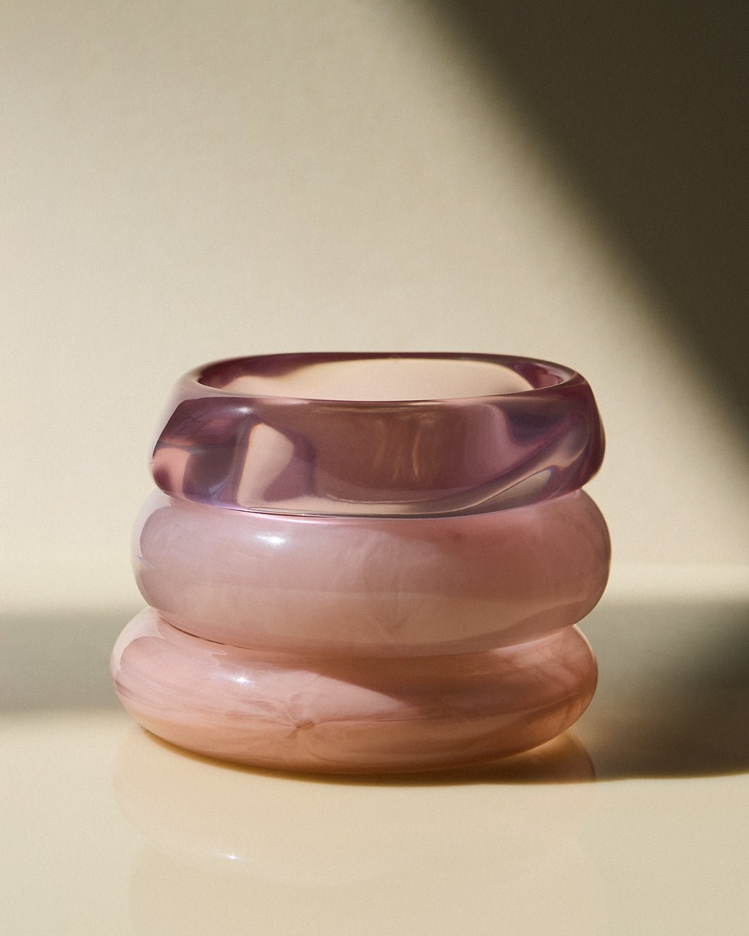 The Formentera Bangle Set- Pink - Image 2
