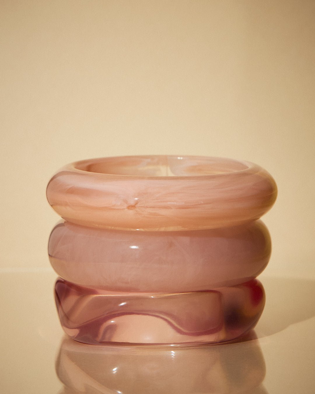The Formentera Bangle Set- Pink - Image 5
