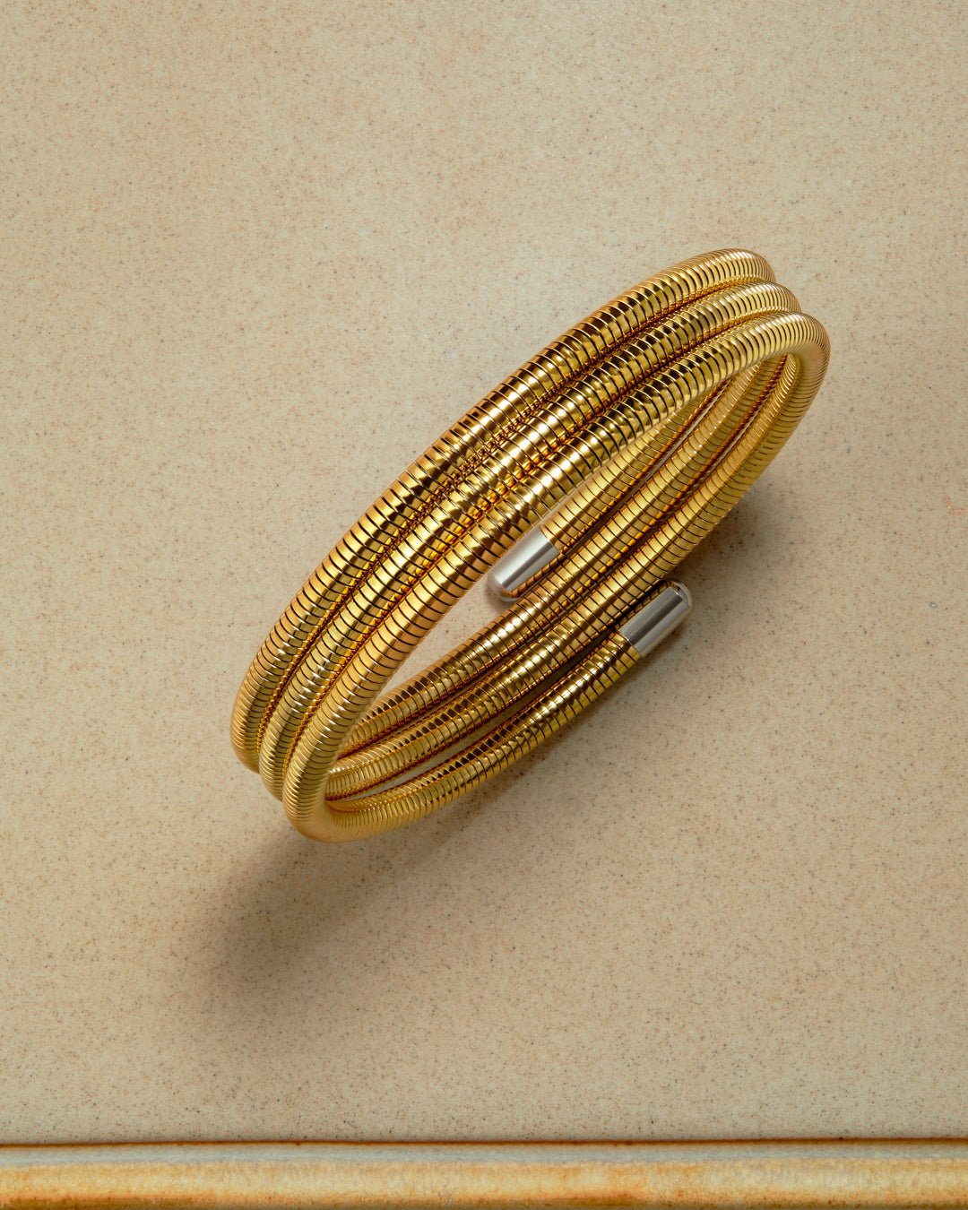 The Mini Palais Flex Snake Chain Bracelet- Gold - Image 2