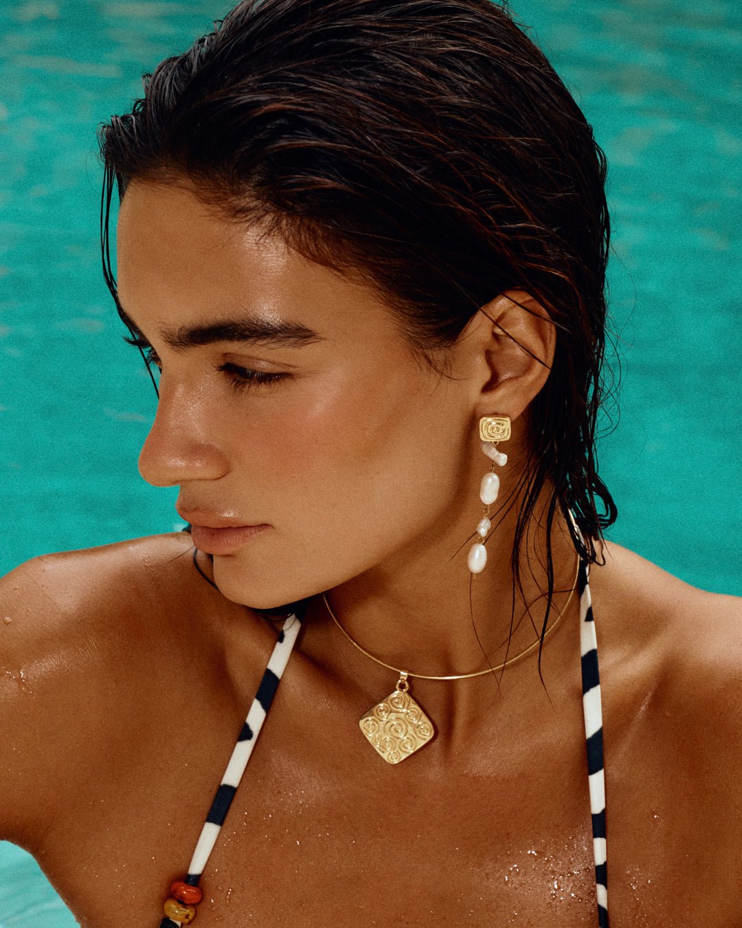 The Seychelles Choker-Gold - Image 2