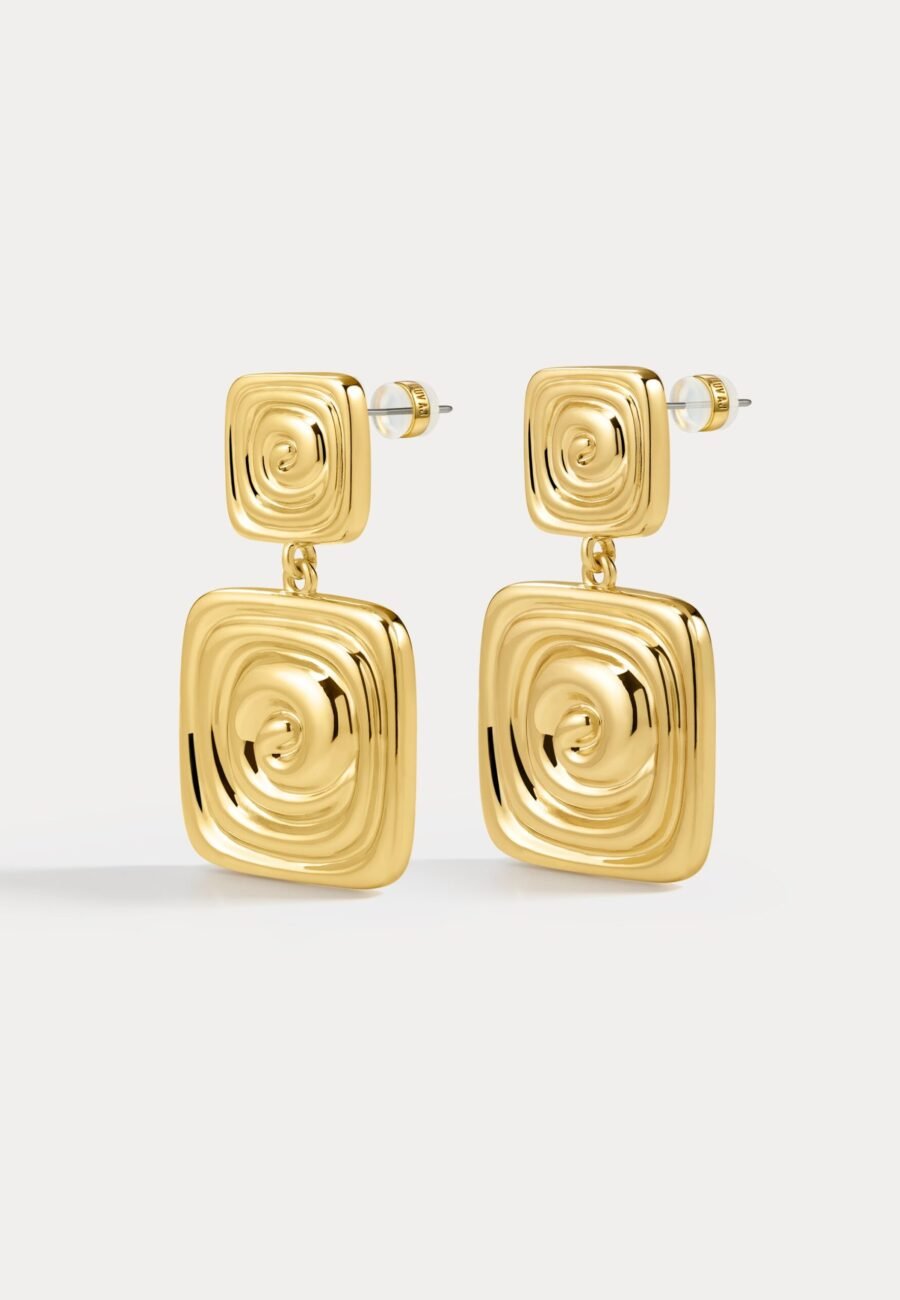 The Seychelles Statement Earrings- Gold