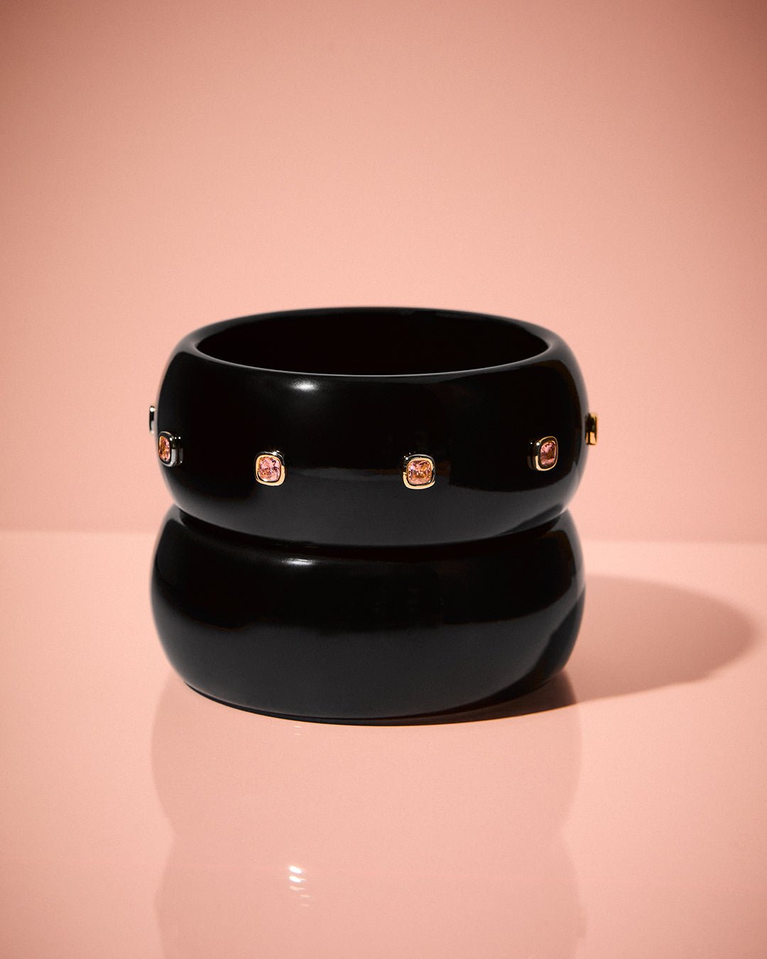 The St. Lucia Lucite Cuff- Gold - Image 4
