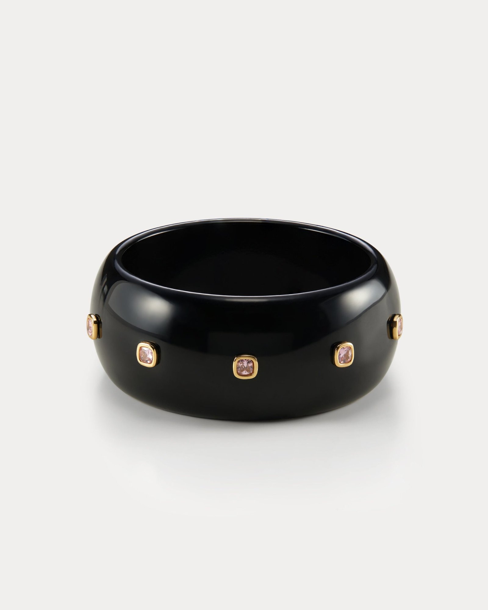 The St. Lucia Lucite Cuff- Gold