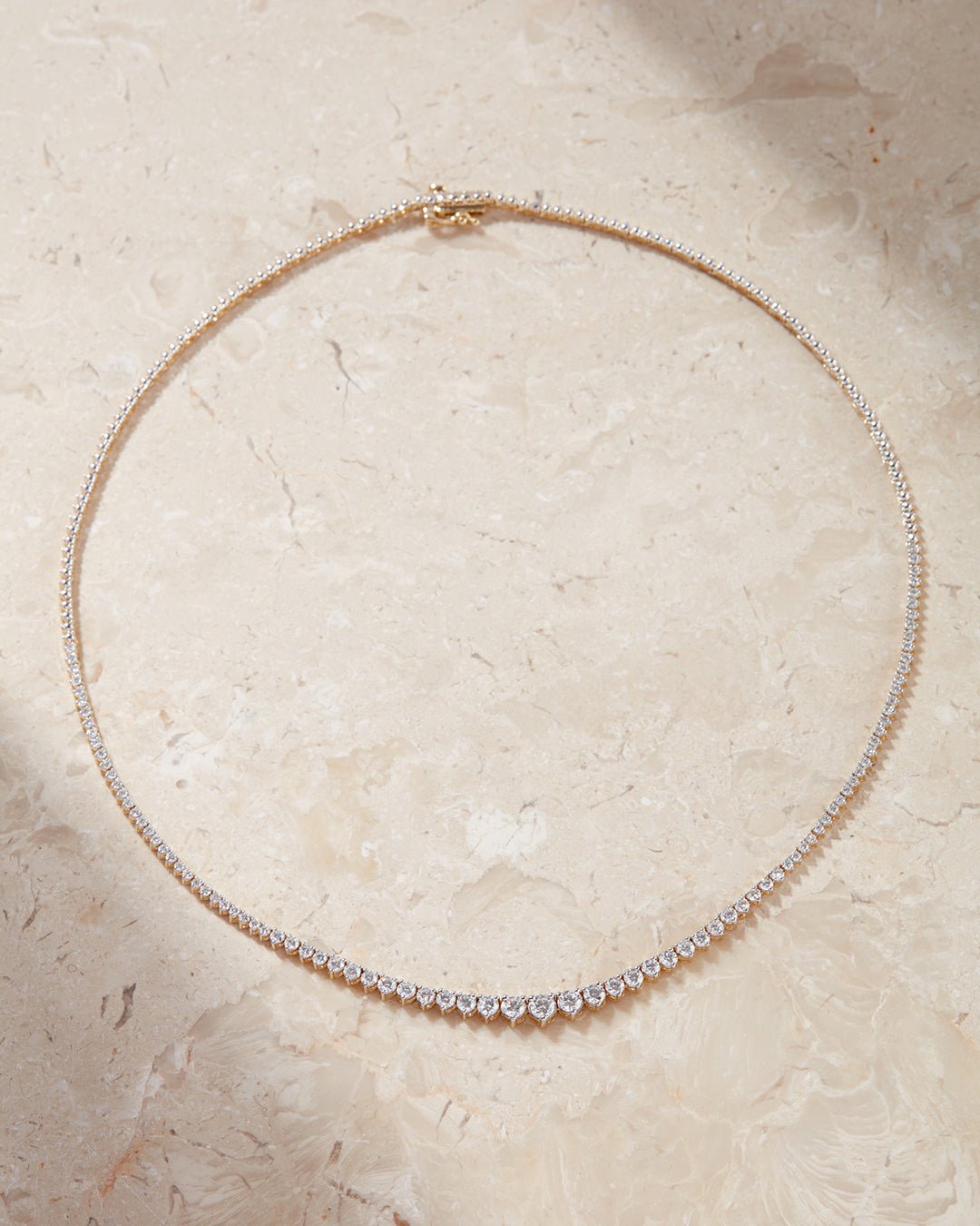 The Graduated Tennis Necklace - Image 2