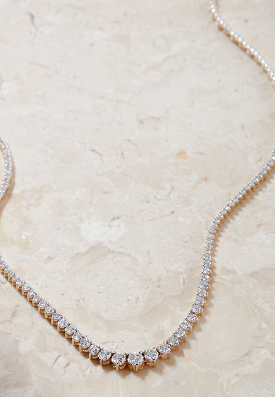 The Graduated Tennis Necklace