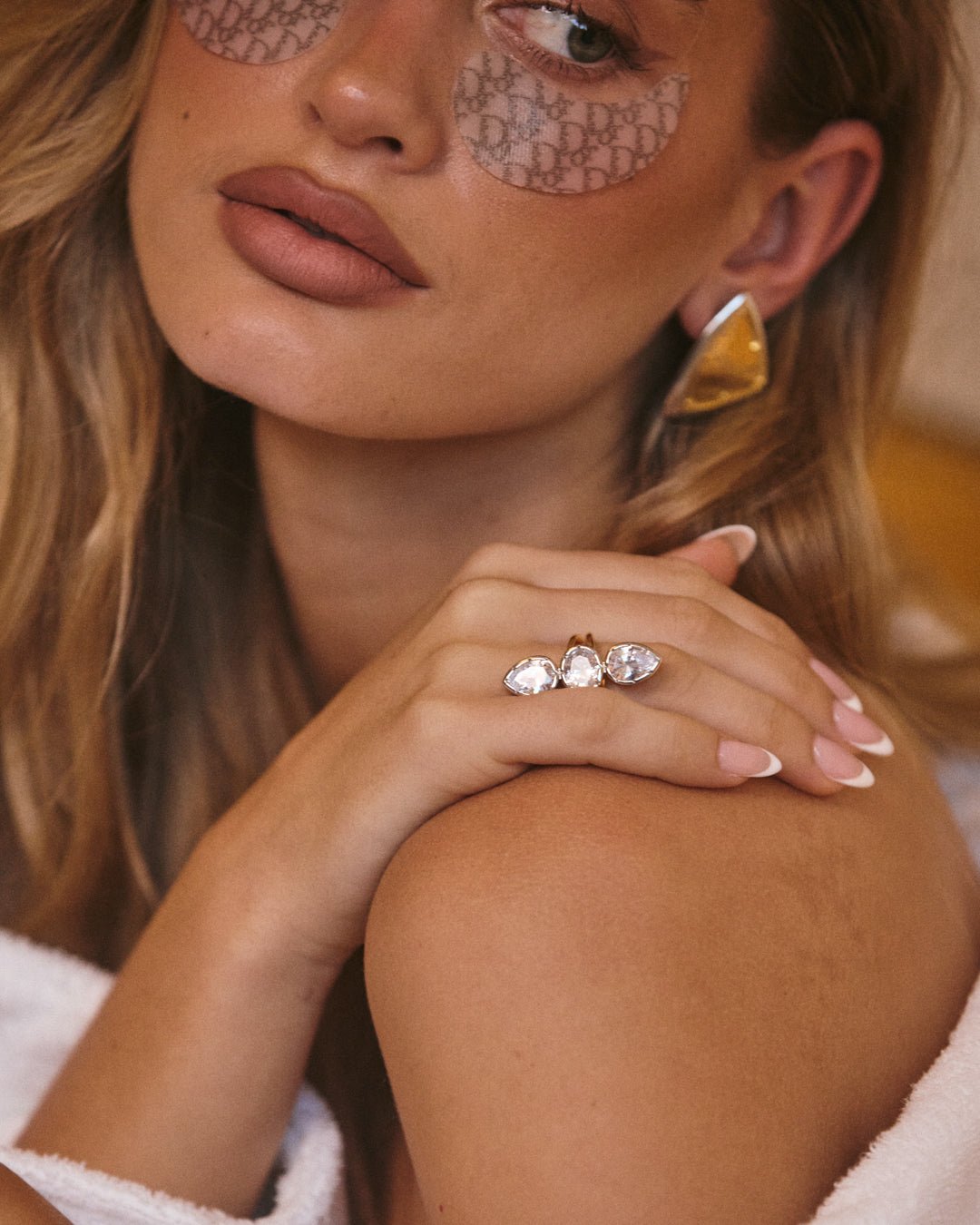 The Marais Triple Statement Ring-Gold - Image 4