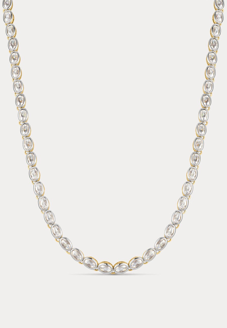 The Palais Tennis Necklace-Gold