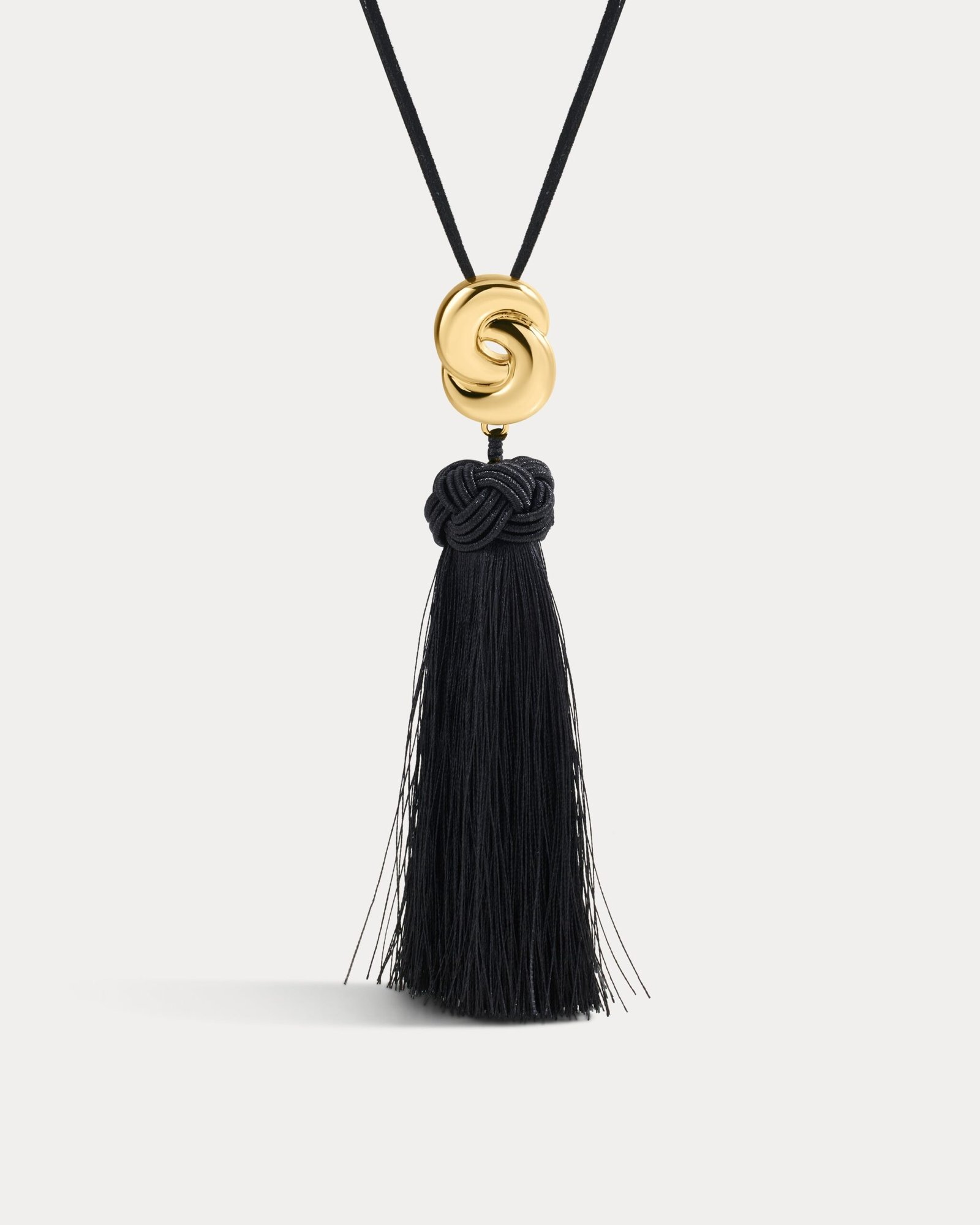 The Solstice Knot Tassel Necklace-Gold