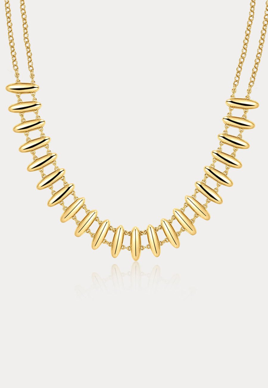 The Milan Bead Stud Necklace