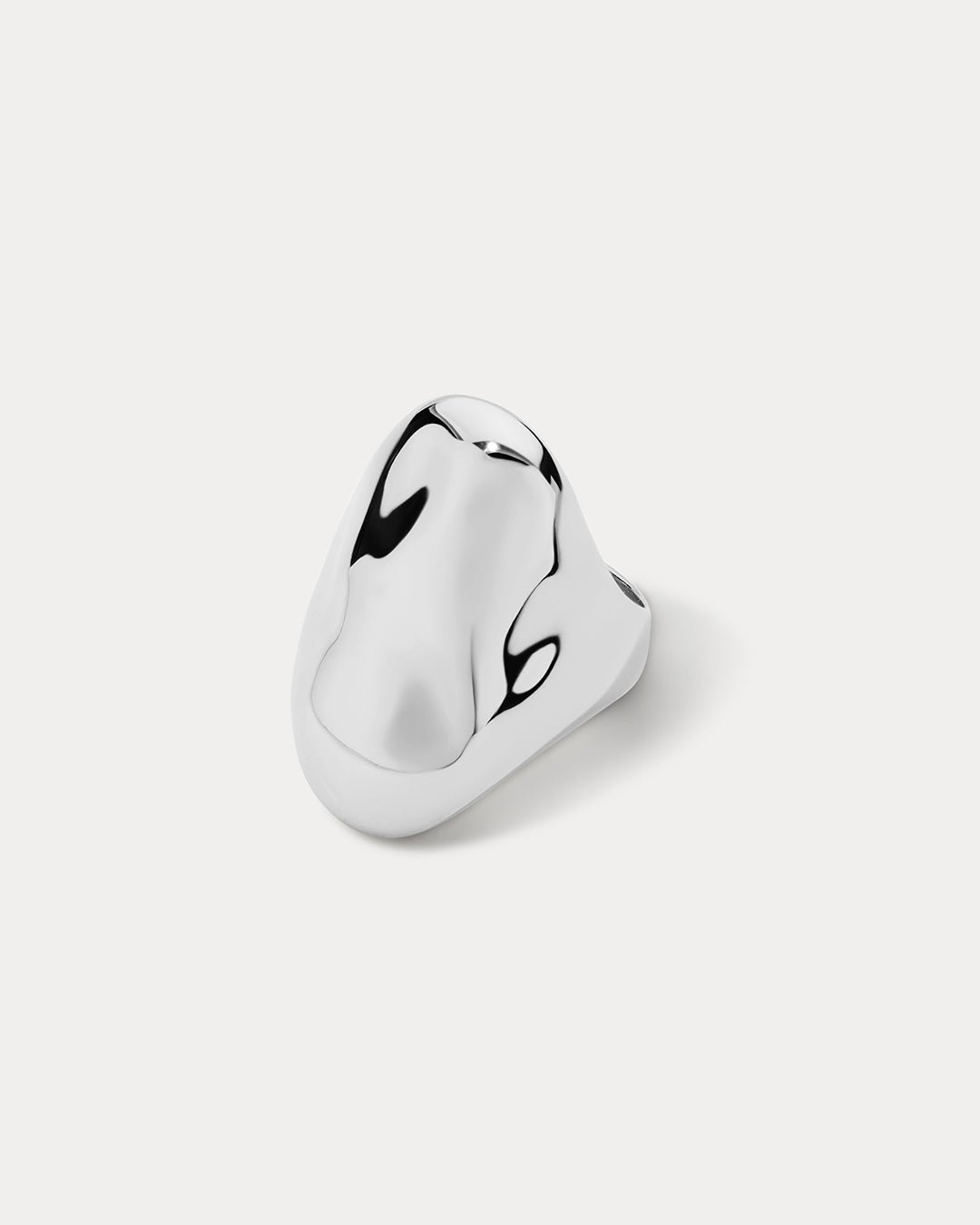 The Liquid Metal Statement Ring - Image 2