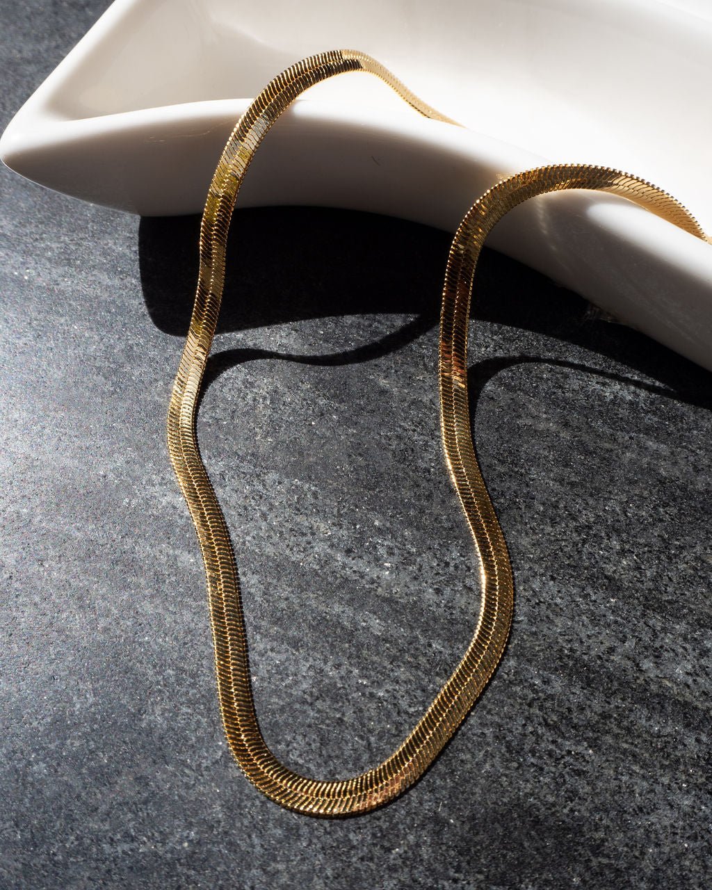 The Classique Herringbone Chain- Silver - Image 3