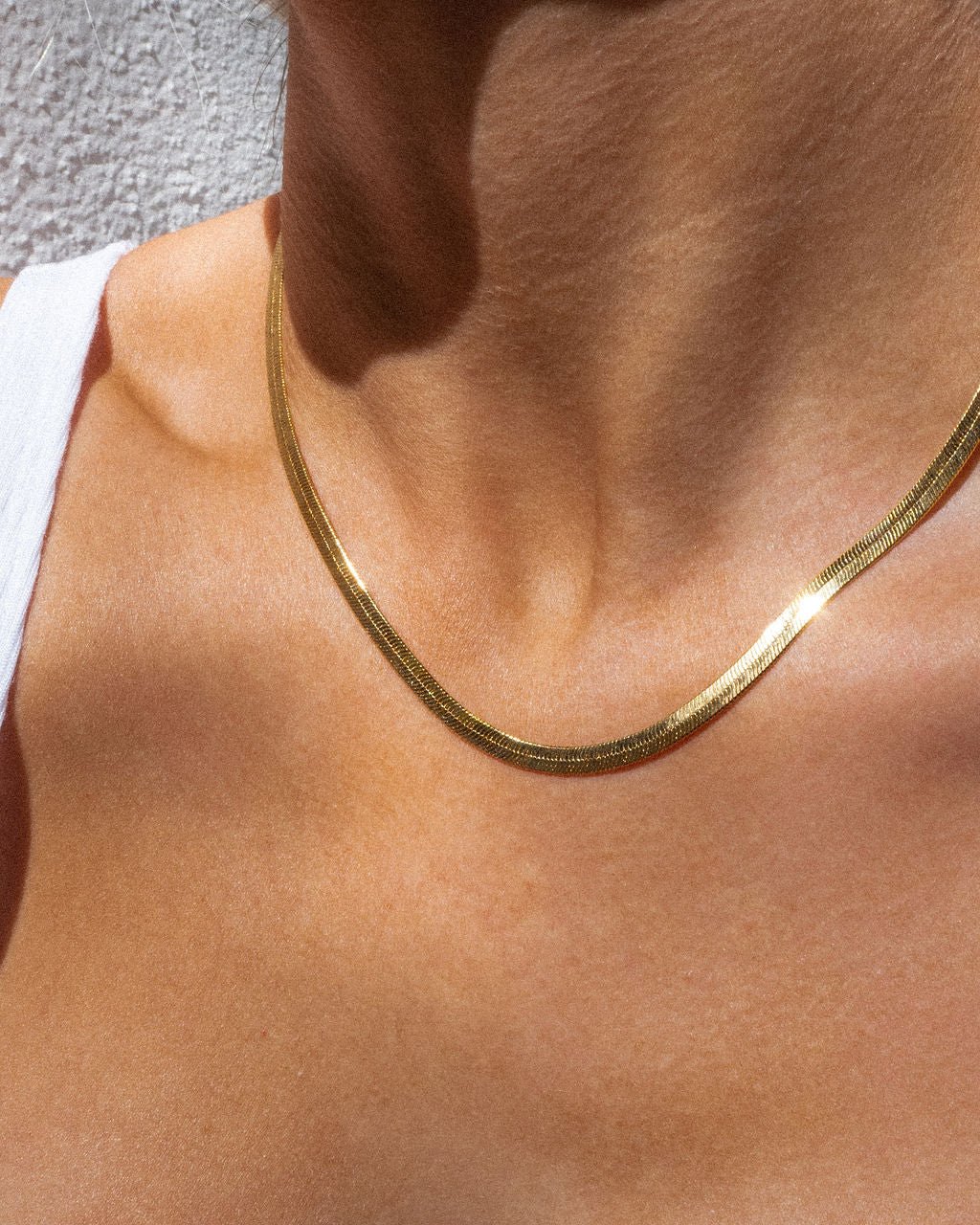 The Classique Herringbone Chain- Silver - Image 9