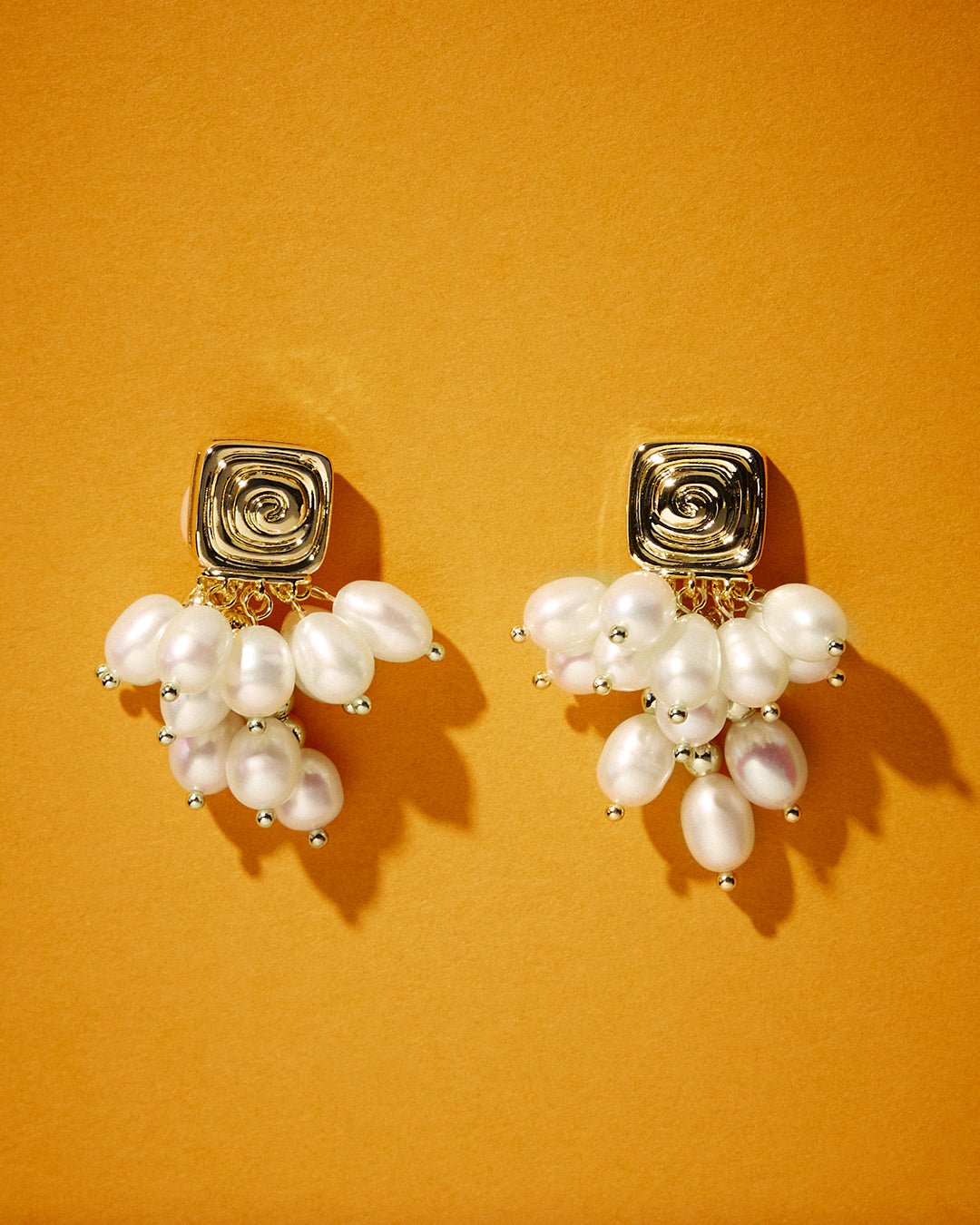 The Seychelles Pearl Statement Studs- Silver - Image 3