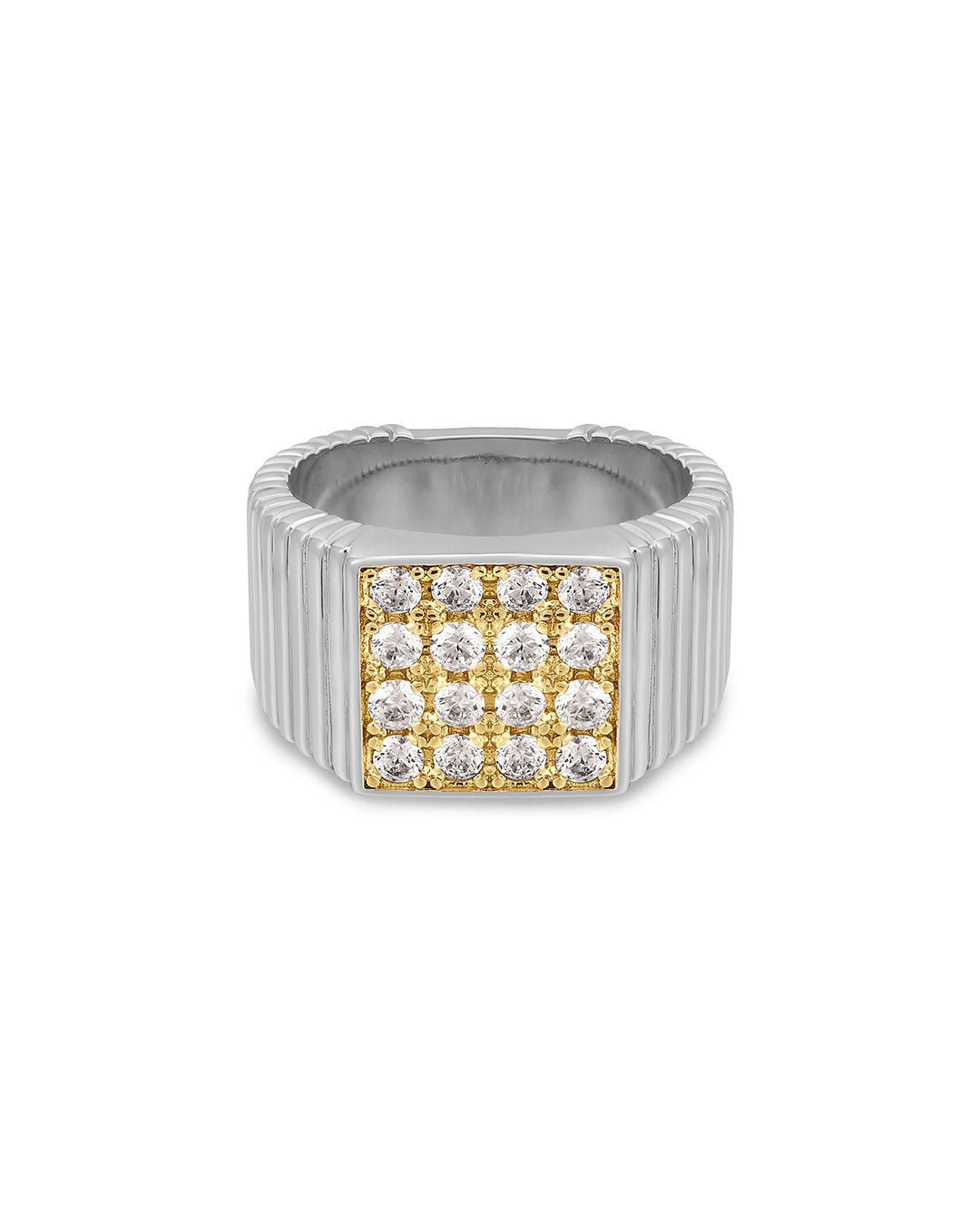 The Pave Square Signet Ring - Image 2