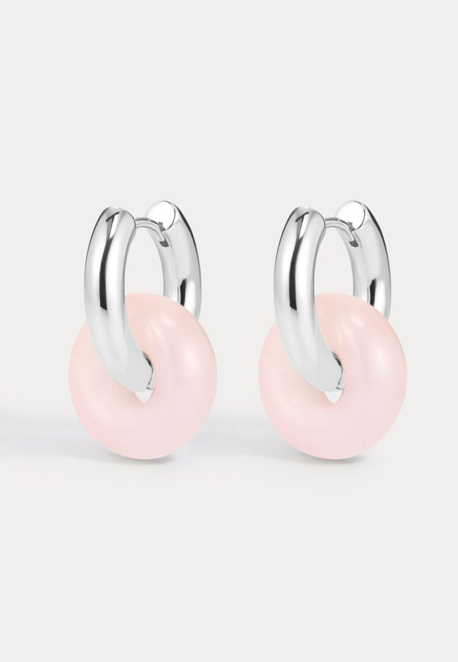 The Rio Washer Hoops- Silver